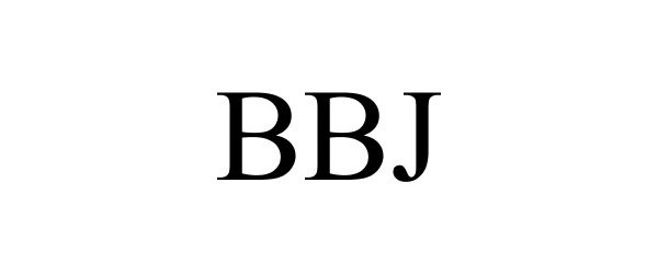 Trademark Logo BBJ