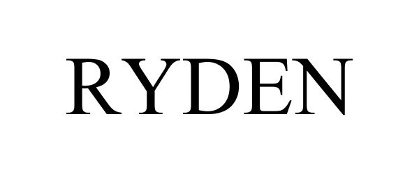 Trademark Logo RYDEN