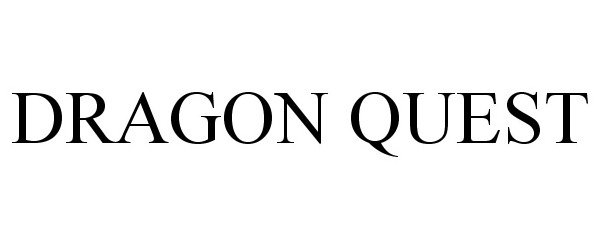 Trademark Logo DRAGON QUEST