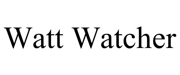 WATT WATCHER