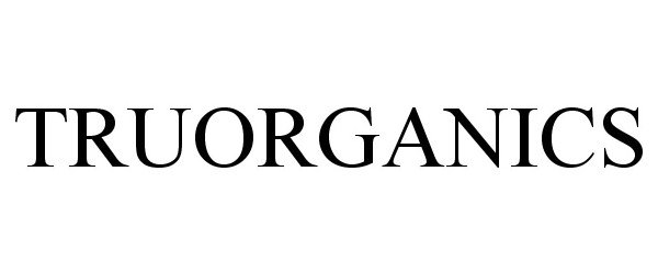 Trademark Logo TRUORGANICS