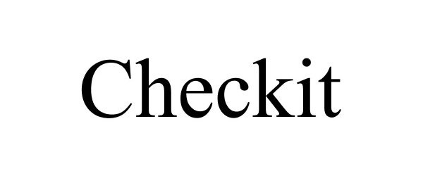 Trademark Logo CHECKIT