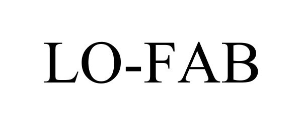 Trademark Logo LO-FAB