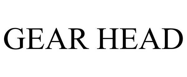 Trademark Logo GEAR HEAD