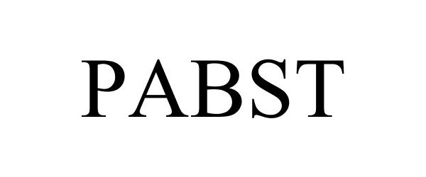 Trademark Logo PABST