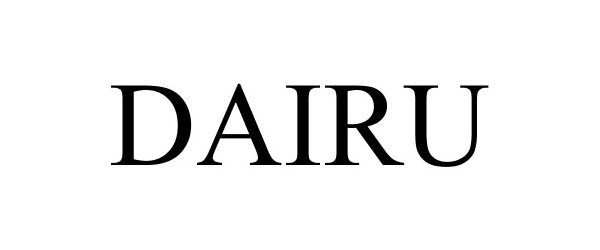Trademark Logo DAIRU