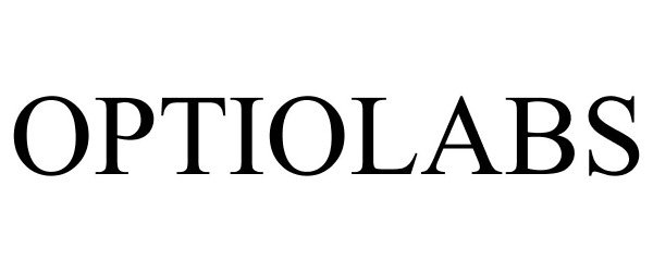 Trademark Logo OPTIOLABS