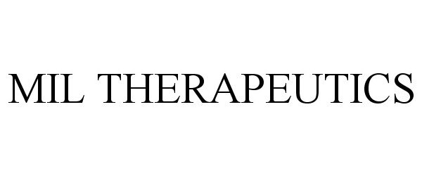 Trademark Logo MIL THERAPEUTICS