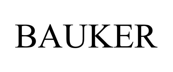 Trademark Logo BAUKER