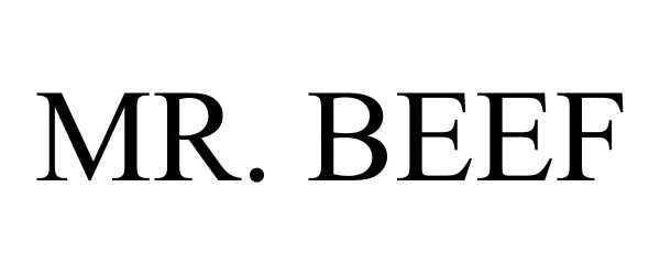 Trademark Logo MR. BEEF