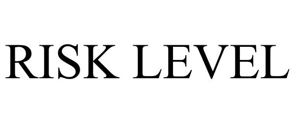 Trademark Logo RISK LEVEL