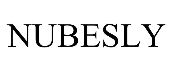 Trademark Logo NUBESLY