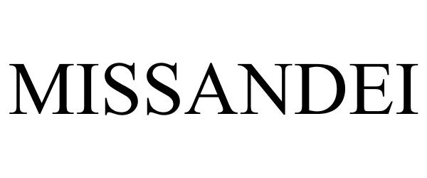 Trademark Logo MISSANDEI