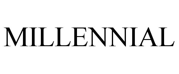 Trademark Logo MILLENNIAL