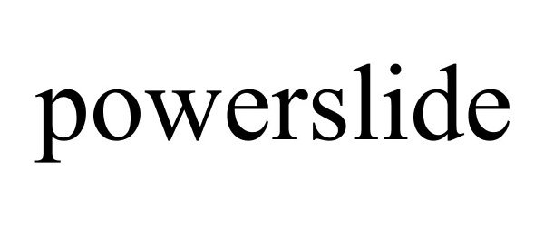 Trademark Logo POWERSLIDE