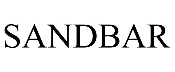 Trademark Logo SANDBAR