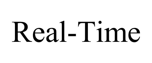 Trademark Logo REAL-TIME