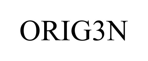 Trademark Logo ORIG3N