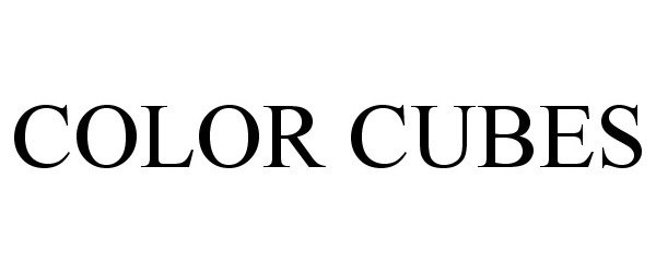Trademark Logo COLOR CUBES