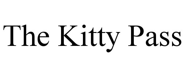 Trademark Logo THE KITTY PASS