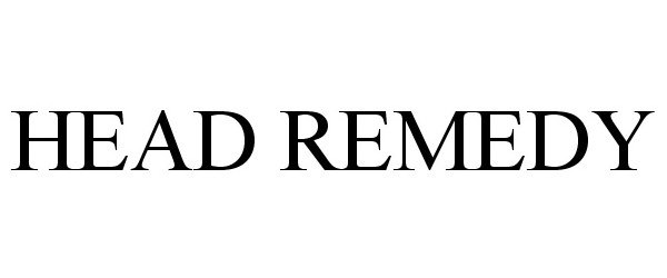 Trademark Logo HEAD REMEDY
