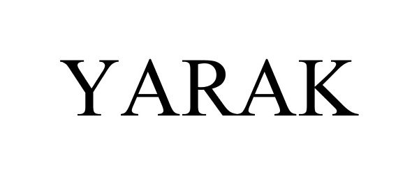 Trademark Logo YARAK