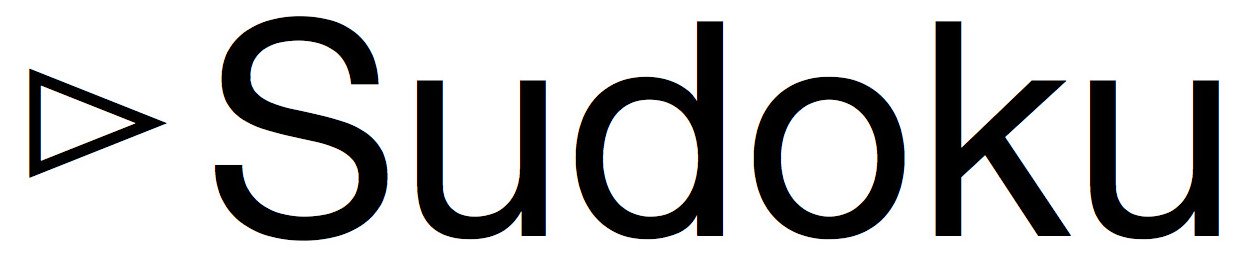 Trademark Logo SUDOKU