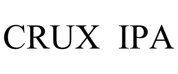 Trademark Logo CRUX IPA