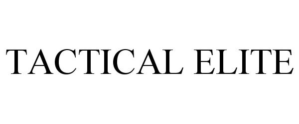 Trademark Logo TACTICAL ELITE