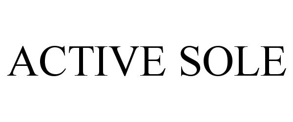 Trademark Logo ACTIVE SOLE