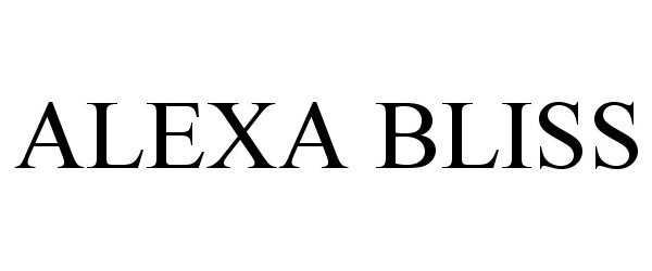 Trademark Logo ALEXA BLISS
