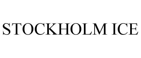 Trademark Logo STOCKHOLM ICE