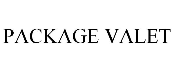 Trademark Logo PACKAGE VALET