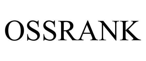 Trademark Logo OSSRANK