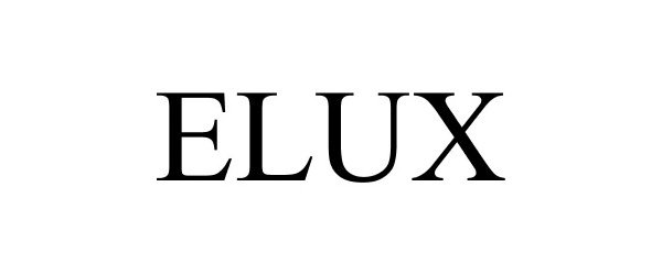 Trademark Logo ELUX