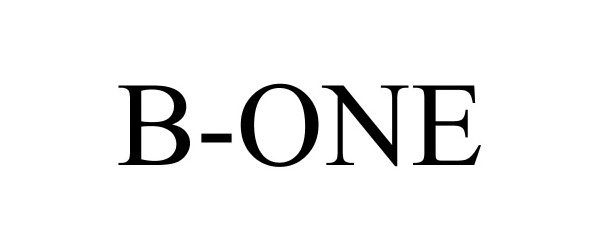 Trademark Logo B-ONE