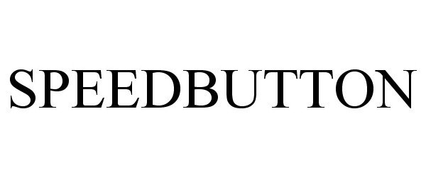 Trademark Logo SPEEDBUTTON