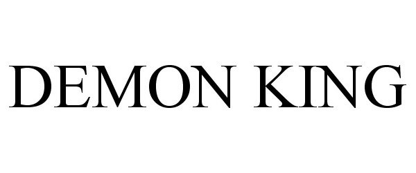 Trademark Logo DEMON KING