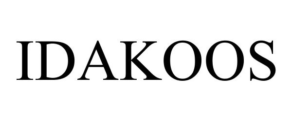 Trademark Logo IDAKOOS