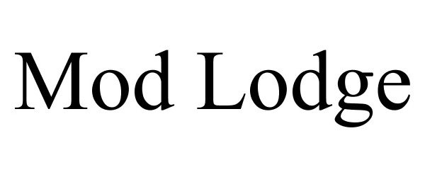 Trademark Logo MOD LODGE