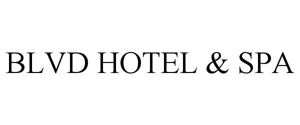 Trademark Logo BLVD HOTEL & SPA