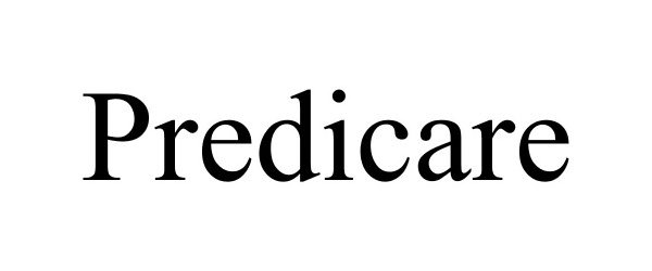 Trademark Logo PREDICARE