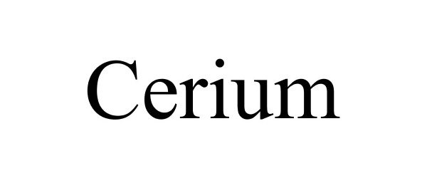 Trademark Logo CERIUM