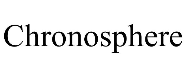 Trademark Logo CHRONOSPHERE