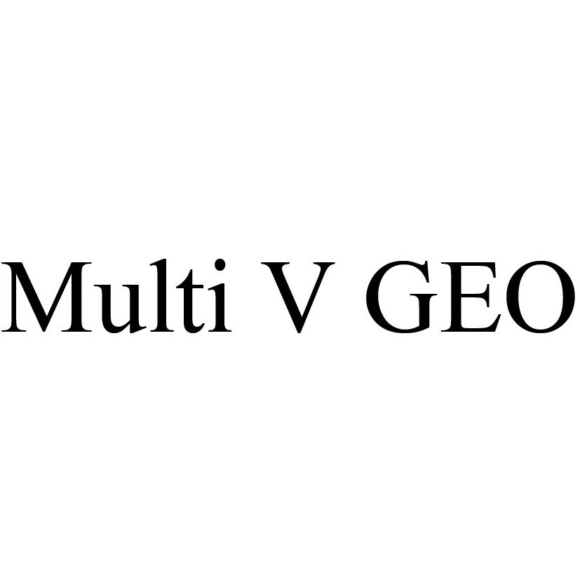 Trademark Logo MULTI V GEO
