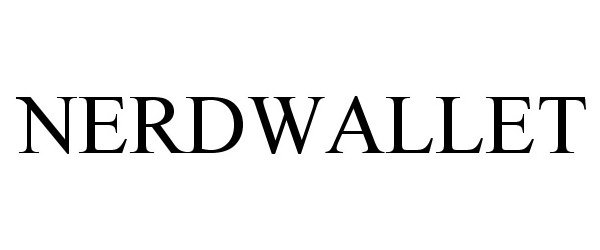 Trademark Logo NERDWALLET