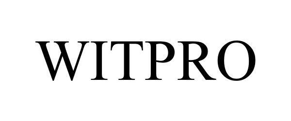 Trademark Logo WITPRO