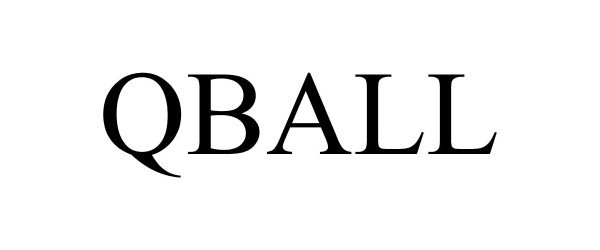 Trademark Logo QBALL