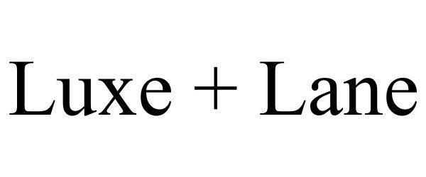 Trademark Logo LUXE + LANE