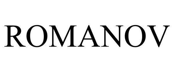 Trademark Logo ROMANOV